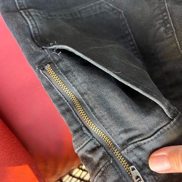 Madewell Black Denim Overalls Small - Picture 4 of 7